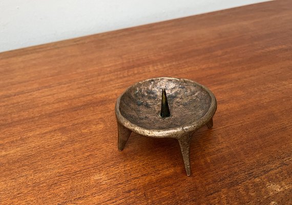 Mid-Century Brutalist Bronze Candleholder, 1960s-UAH-1811384