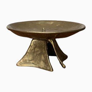 Mid-Century Brutalist Bronze Candleholder, 1960s-UAH-1799048