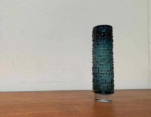 Mid-Century Brutalist Bubble Glass Model F231 Vase by Emil Funke for Gral-UAH-1337800