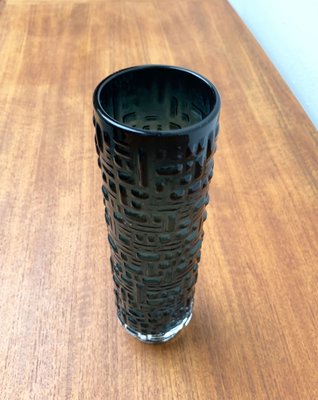 Mid-Century Brutalist Bubble Glass Model F231 Vase by Emil Funke for Gral-UAH-1337800