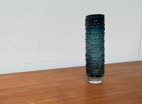 Mid-Century Brutalist Bubble Glass Model F231 Vase by Emil Funke for Gral-UAH-1337800