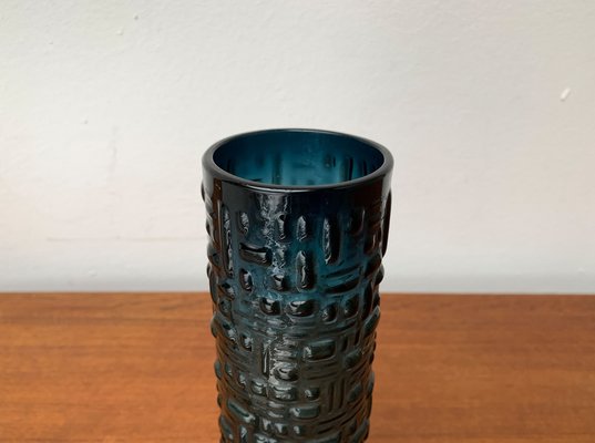 Mid-Century Brutalist Bubble Glass Model F231 Vase by Emil Funke for Gral-UAH-1337800