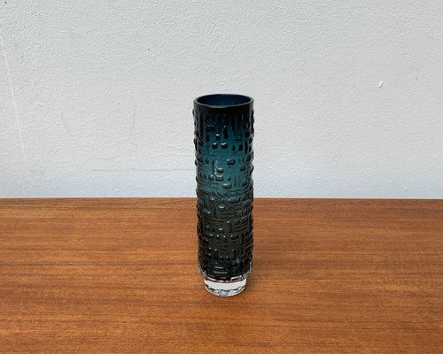 Mid-Century Brutalist Bubble Glass Model F231 Vase by Emil Funke for Gral-UAH-1337800