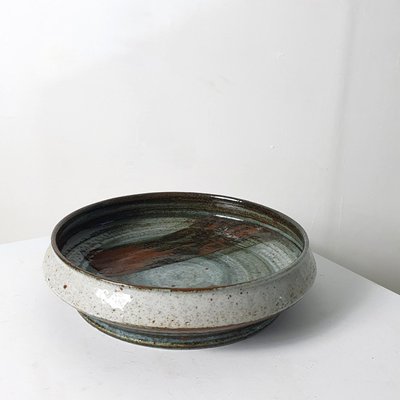 Mid-Century Brutalist Ceramic Bowl by Drejargruppen for Rörstrand, Sweden-FO-1096075