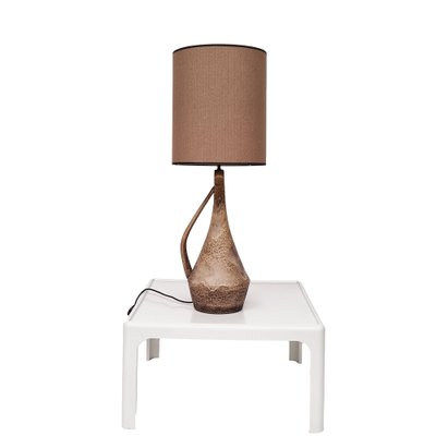 Mid-Century Brutalist Ceramic Table Lamp, 1970s-QQA-1789680