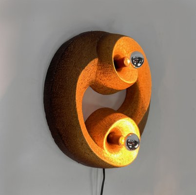 Mid-Century Brutalist Ceramic Wall Lamp, 1960s-RMX-1722511