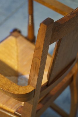 Mid-Century Brutalist Chairs and Armchairs, 1950s, Set of 6-LA-1356694