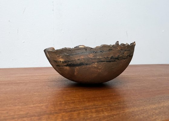 Mid-Century Brutalist Danish Studio Pottery Bowl Sculpture from Bjørn, 1960s-UAH-1799053