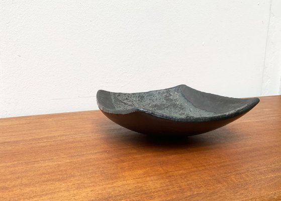 Mid-Century Brutalist Fat Lava Ceramic Bowl, 1960s-UAH-1305252