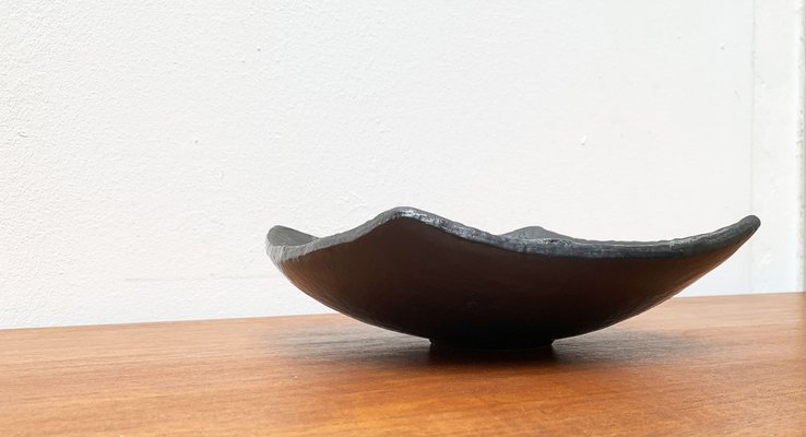 Mid-Century Brutalist Fat Lava Ceramic Bowl, 1960s-UAH-1305252