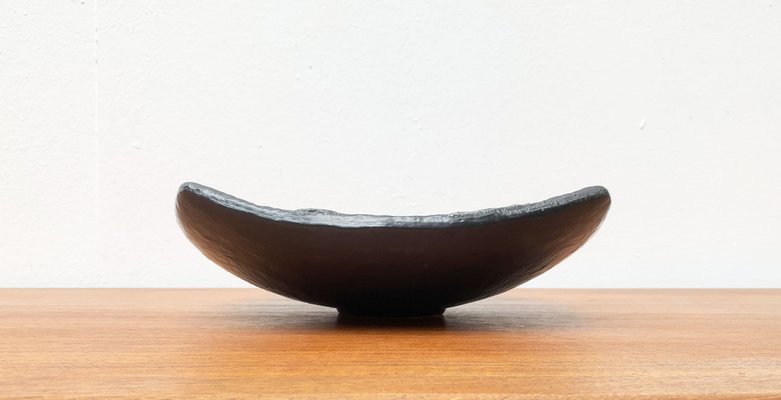 Mid-Century Brutalist Fat Lava Ceramic Bowl, 1960s-UAH-1305252