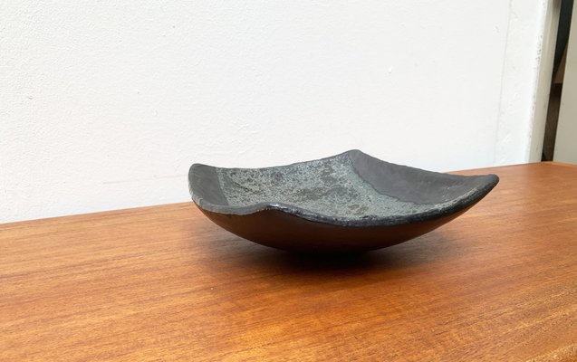 Mid-Century Brutalist Fat Lava Ceramic Bowl, 1960s-UAH-1305252