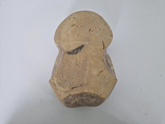 Mid-Century Brutalist Geometric Stone Mask, 1960s-DGW-2034690