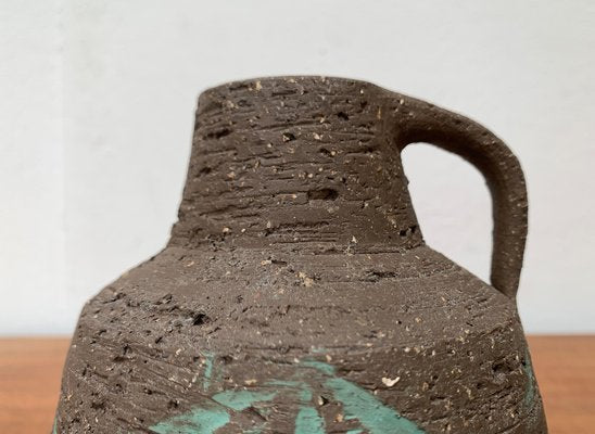 Mid-Century Brutalist German Carafe Vase by Cläre Zange and Karl Heinz Löffler for Krösselbach Keramik, 1960s-UAH-1675102