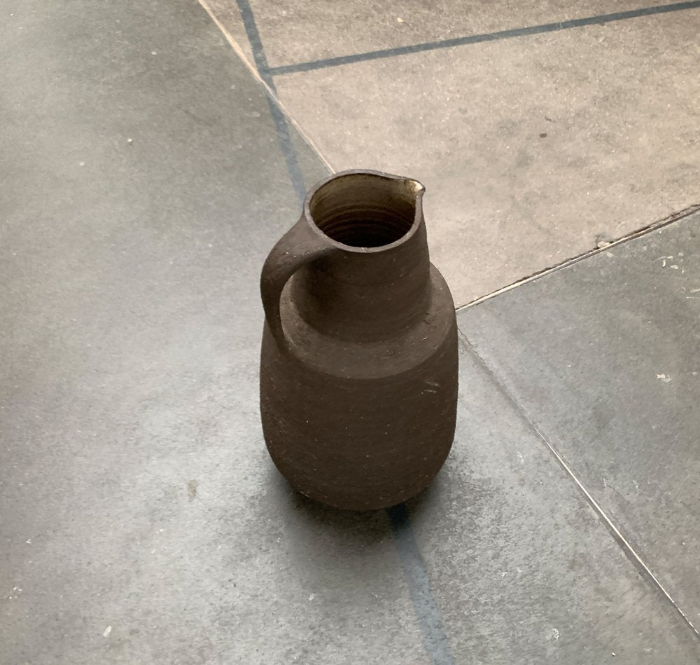 Mid-Century Brutalist German Floor Vase from Krösselbach Keramik, 1960s