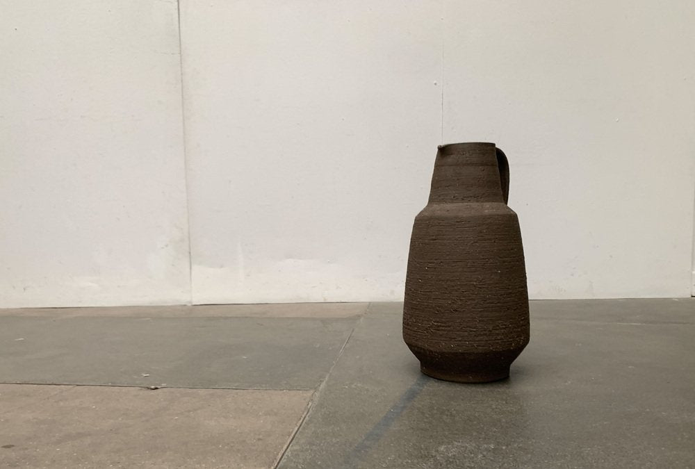 Mid-Century Brutalist German Floor Vase from Krösselbach Keramik, 1960s