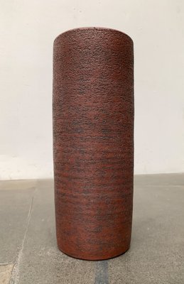 Mid-Century Brutalist German Floor Vase in the Style of Krösselbach Keramik, 1960s-UAH-1451232