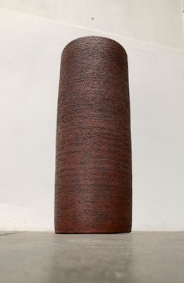 Mid-Century Brutalist German Floor Vase in the Style of Krösselbach Keramik, 1960s-UAH-1451232