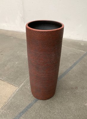 Mid-Century Brutalist German Floor Vase in the Style of Krösselbach Keramik, 1960s-UAH-1451232