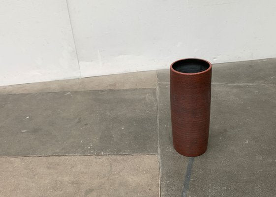 Mid-Century Brutalist German Floor Vase in the Style of Krösselbach Keramik, 1960s-UAH-1451232