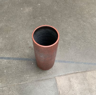 Mid-Century Brutalist German Floor Vase in the Style of Krösselbach Keramik, 1960s-UAH-1451232