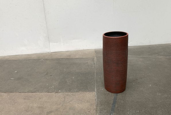 Mid-Century Brutalist German Floor Vase in the Style of Krösselbach Keramik, 1960s-UAH-1451232