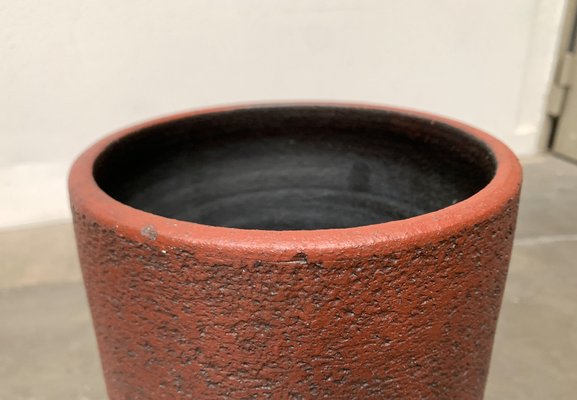 Mid-Century Brutalist German Floor Vase in the Style of Krösselbach Keramik, 1960s-UAH-1451232