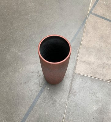 Mid-Century Brutalist German Floor Vase in the Style of Krösselbach Keramik, 1960s-UAH-1451232