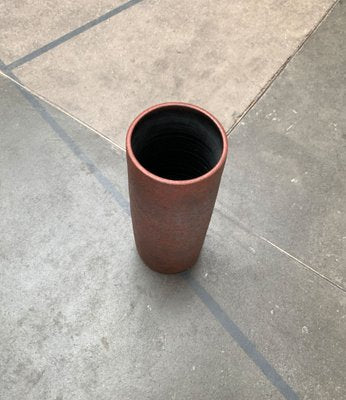 Mid-Century Brutalist German Floor Vase in the Style of Krösselbach Keramik, 1960s-UAH-1451232