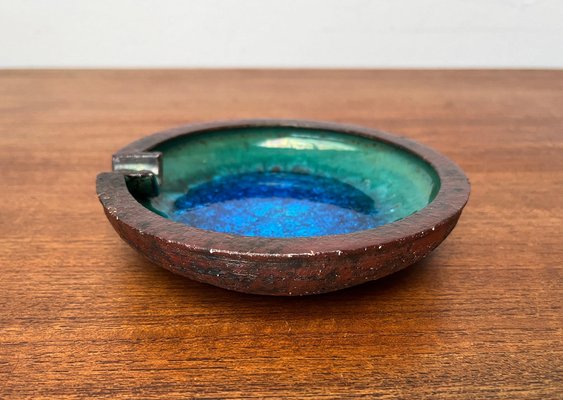 Mid-Century Brutalist German Studio Pottery Ashtray or Bowl by Gerhard Liebenthron, 1960s, 1968-UAH-1811306