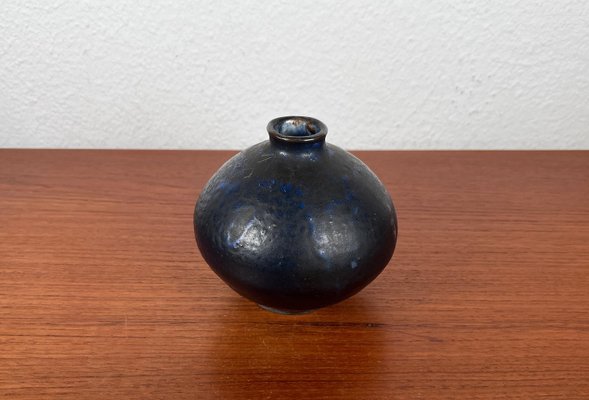 Mid-Century Brutalist German Studio Pottery Vase by Gerhard Liebenthron, 1960s-UAH-2021739