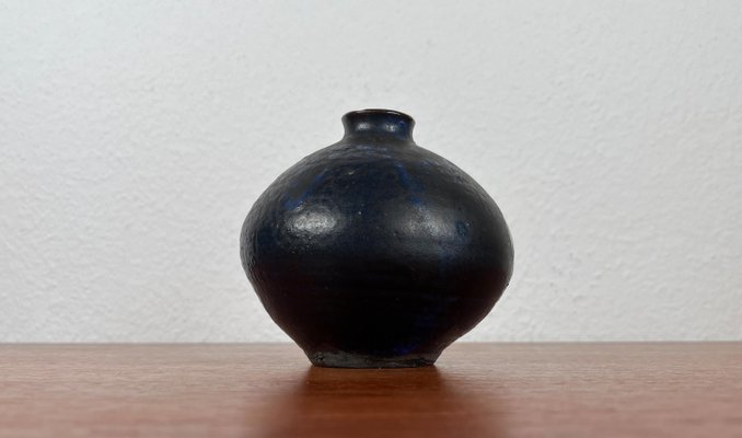 Mid-Century Brutalist German Studio Pottery Vase by Gerhard Liebenthron, 1960s-UAH-2021739