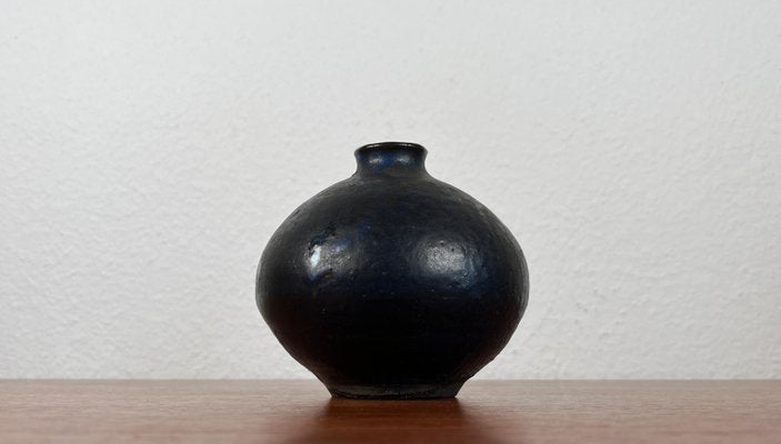 Mid-Century Brutalist German Studio Pottery Vase by Gerhard Liebenthron, 1960s-UAH-2021739