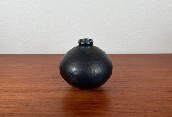 Mid-Century Brutalist German Studio Pottery Vase by Gerhard Liebenthron, 1960s-UAH-2021739