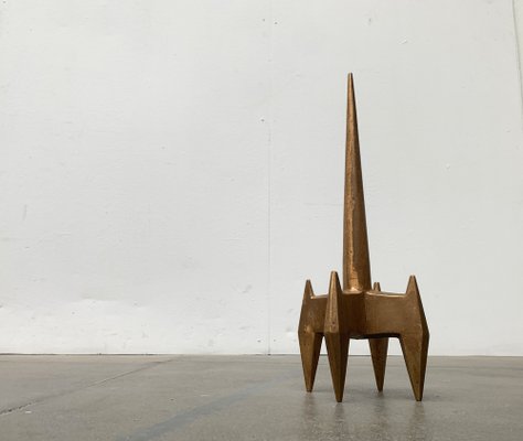 Mid-Century Brutalist Heavy Spike Sculpture, 1960s-UAH-1279758