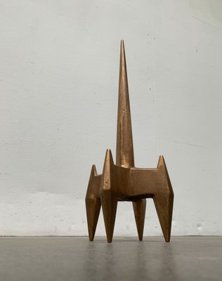 Mid-Century Brutalist Heavy Spike Sculpture, 1960s-UAH-1279758