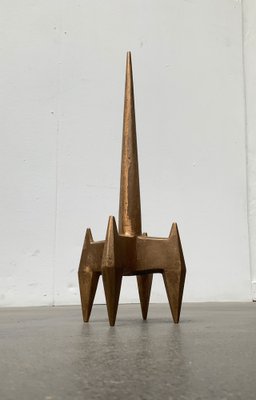 Mid-Century Brutalist Heavy Spike Sculpture, 1960s-UAH-1279758