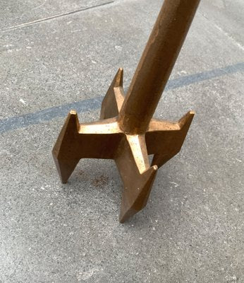 Mid-Century Brutalist Heavy Spike Sculpture, 1960s-UAH-1279758