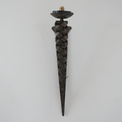 Mid-Century Brutalist Iron Wall Light-JRP-991092