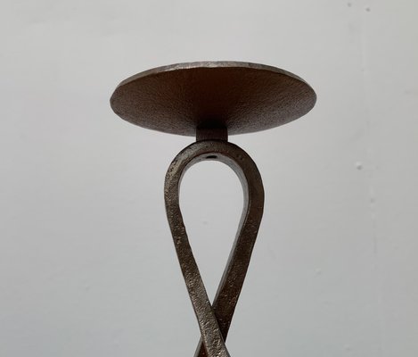 Mid-Century Brutalist Metal Candleholder-UAH-954768