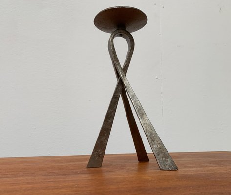 Mid-Century Brutalist Metal Candleholder-UAH-954768