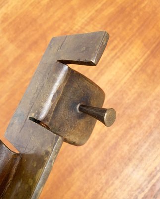 Mid-Century Brutalist Metal Candleholder-UAH-951034