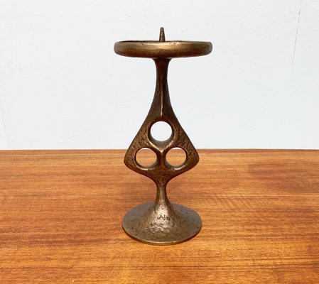 Mid-Century Brutalist Metal Candleholder-UAH-951043