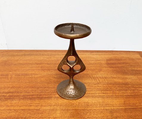 Mid-Century Brutalist Metal Candleholder-UAH-951043