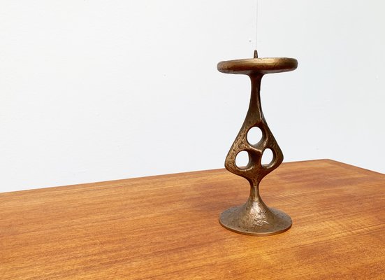 Mid-Century Brutalist Metal Candleholder-UAH-951043