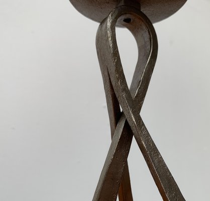 Mid-Century Brutalist Metal Candleholder-UAH-954768