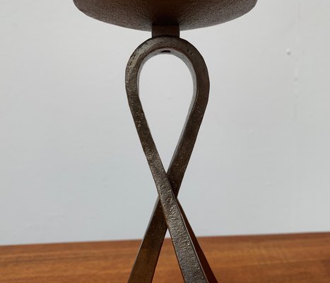 Mid-Century Brutalist Metal Candleholder-UAH-954768