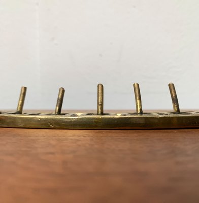 Mid-Century Brutalist Metal Coat Rack Hook, 1960s-UAH-1483957