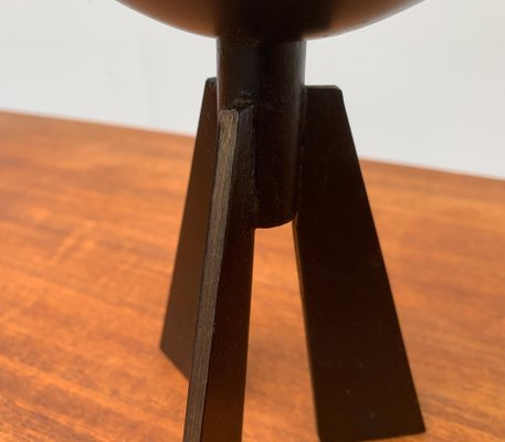 Mid-Century Brutalist Metal Tripod Candleholder-UAH-954766