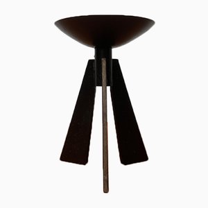 Mid-Century Brutalist Metal Tripod Candleholder-UAH-954766